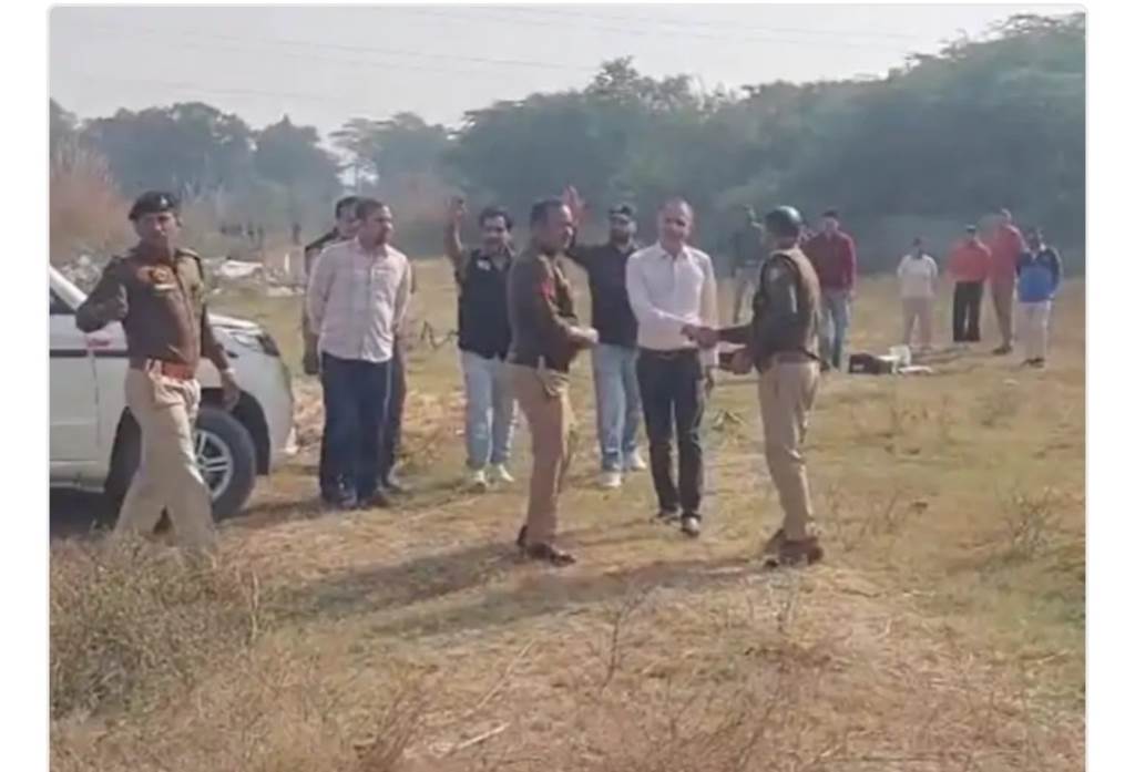 RDX and grenades were found in the bushes in the Jhinjhadi area near CHD City